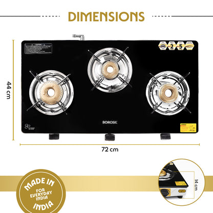 Blaze Glass-top Gas stove