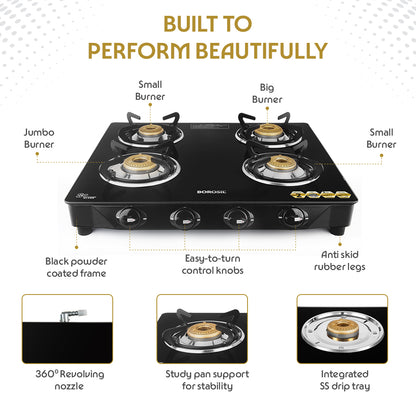Magnum Glass-top Gas Stove