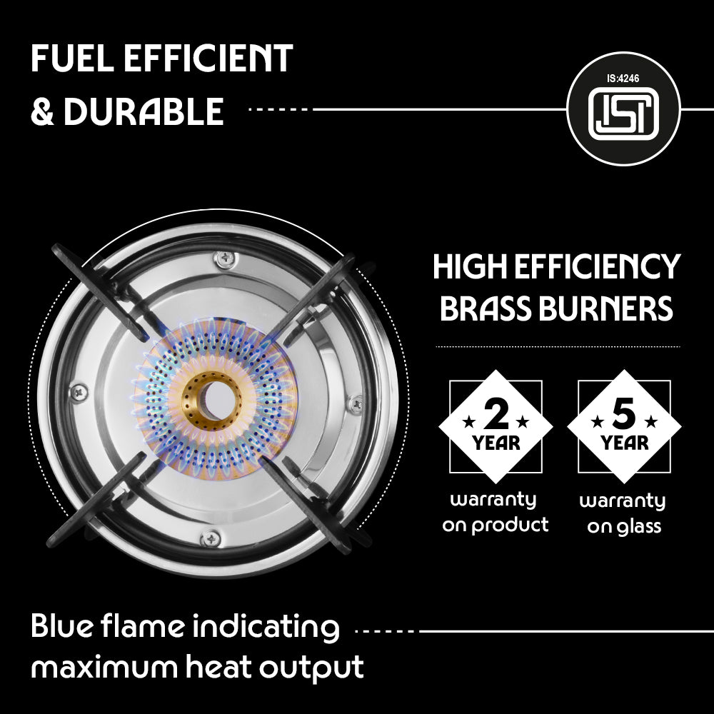 Energia Glasstop Gas stove