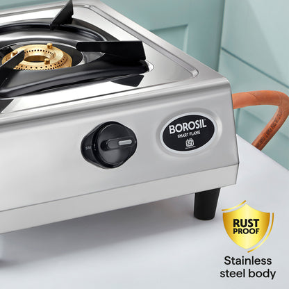 Smart Flame Stainless Steel Single Burner Gas Stove