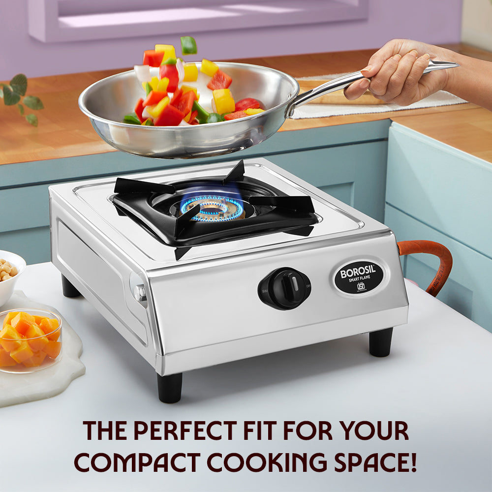 Smart Flame Stainless Steel Single Burner Gas Stove