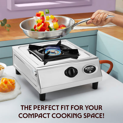 Smart Flame Stainless Steel Single Burner Gas Stove