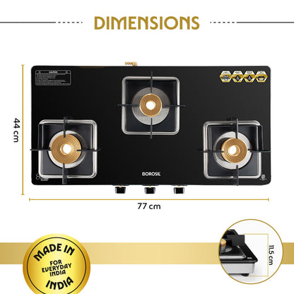 Flame Star Pro Glass-top Gas Stove