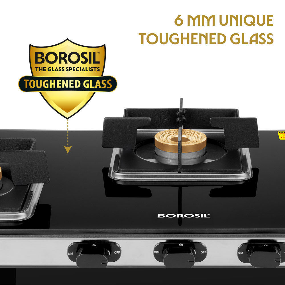 Flame Star Pro Glass-top Gas Stove