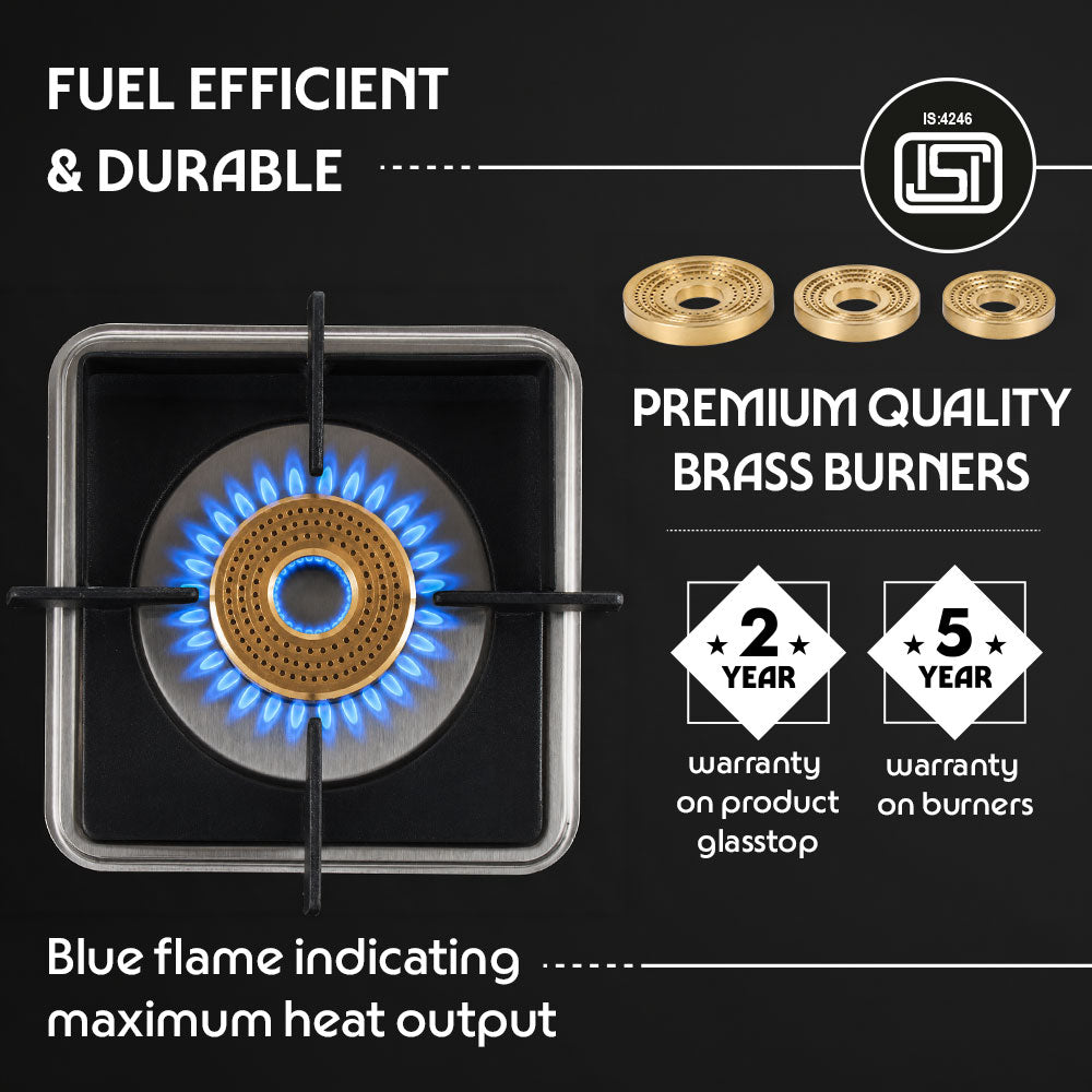 Flame Star Pro Glass-top Gas Stove