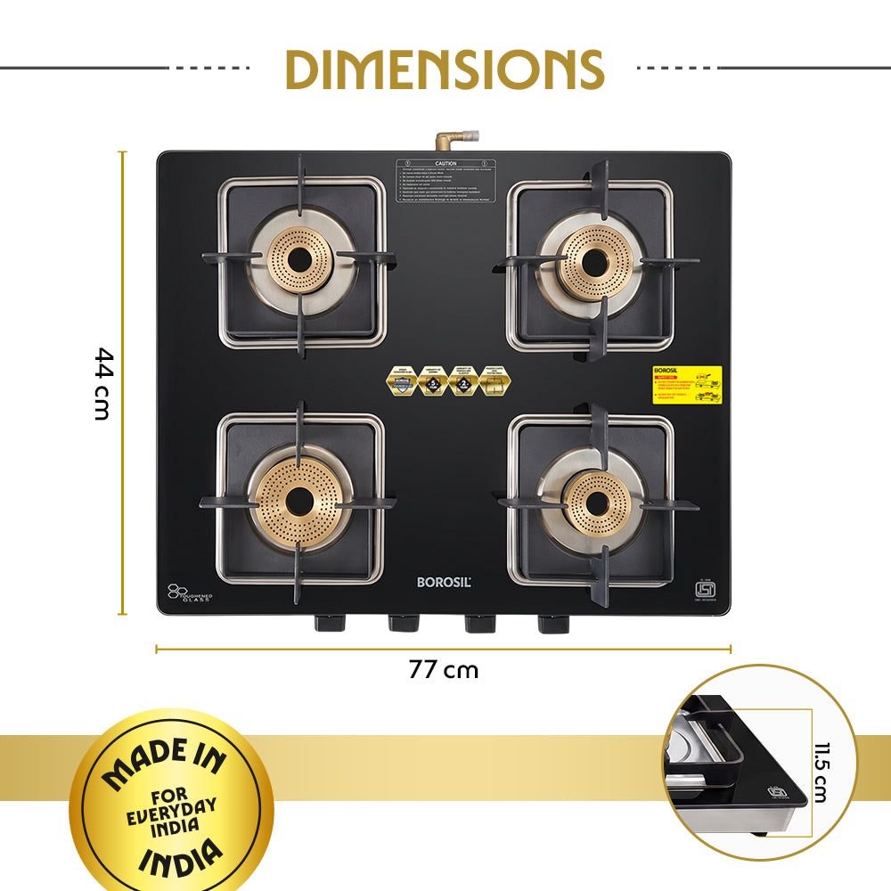 Flame Star Pro Glass-top Gas Stove