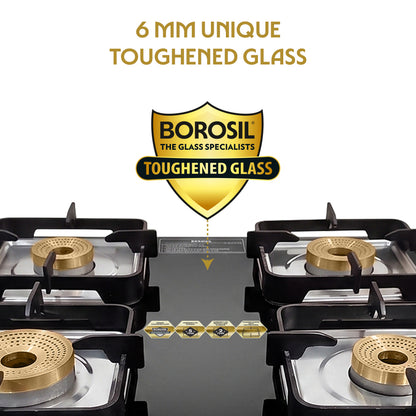 Flame Star Pro Glass-top Gas Stove