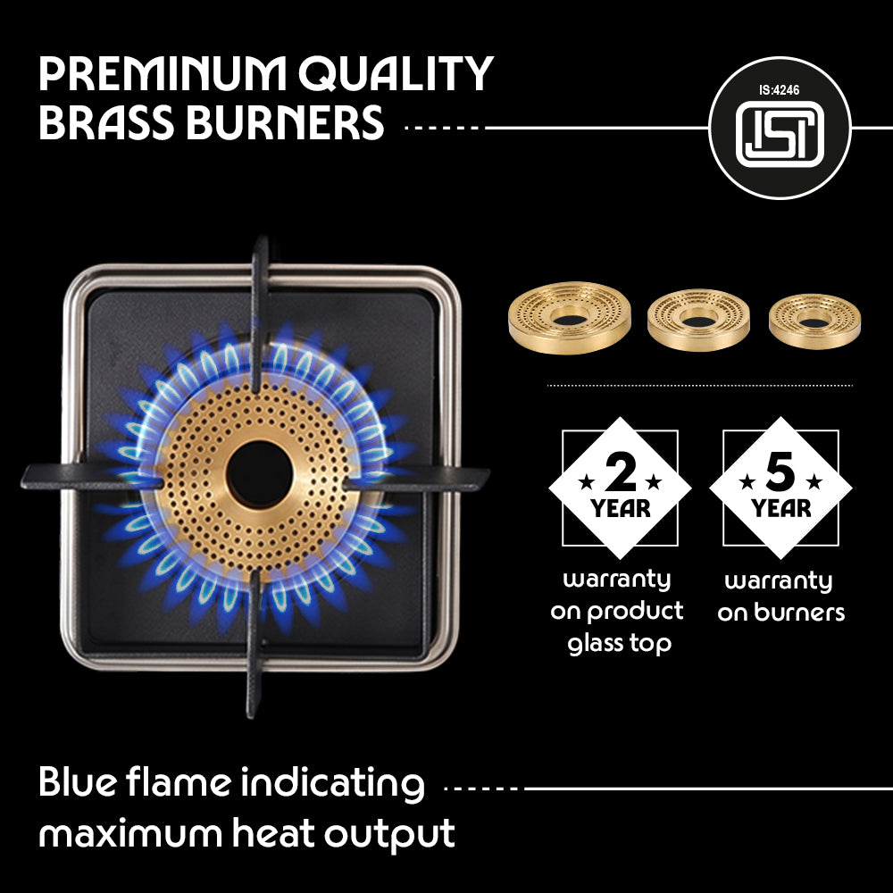 Flame Star Pro Glass-top Gas Stove