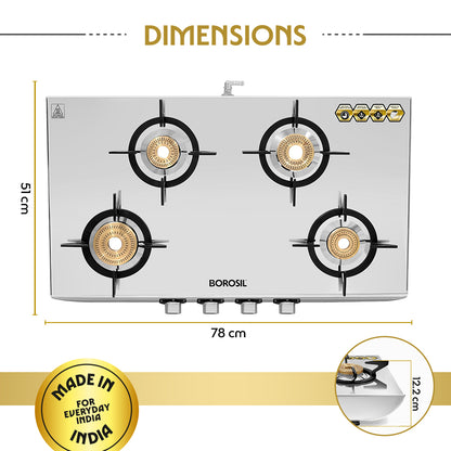 Steelo Stainless Steel Gas Stove