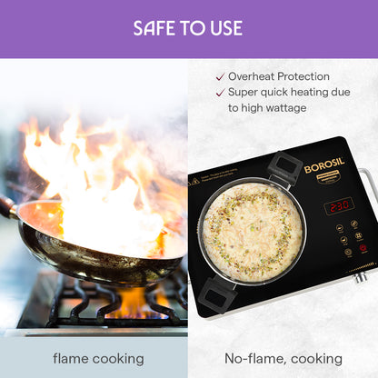 Smart Kook Infrared-PC01 Induction Cooker, CompatibleWith all Metal Cookware