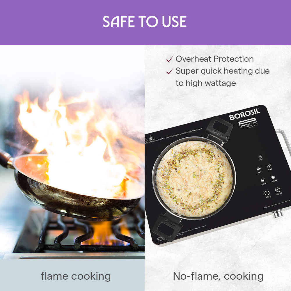 Smart Kook Infrared-PC02 Induction Cooker Unpolished Glass