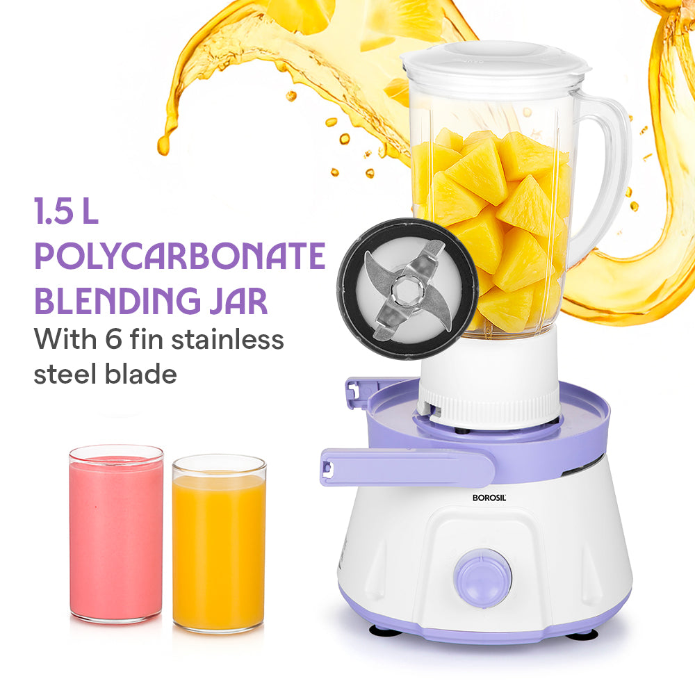 Primus III Juicer Mixer Grinder, 500 W, 2 Jars + Juicer Mesh