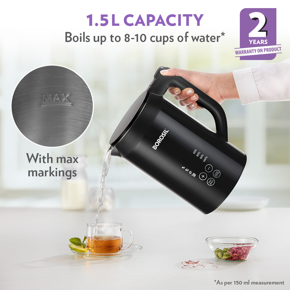 Borosil Digital Electric Kettle, 1.5 L