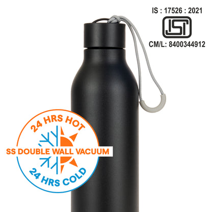Loop Vacuum Insulated Bottle, Black