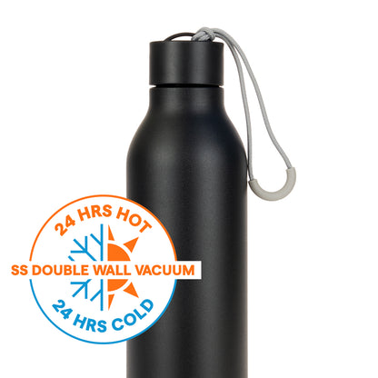 Loop Vacuum Insulated Bottle, Black