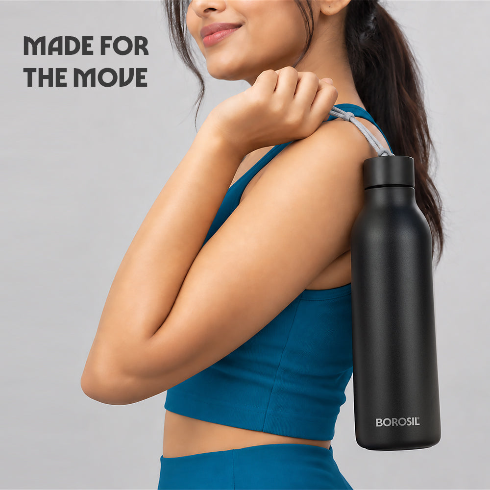 Loop Vacuum Insulated Bottle, Black
