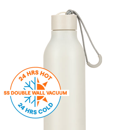 Loop Vacuum Insulated Bottle, White