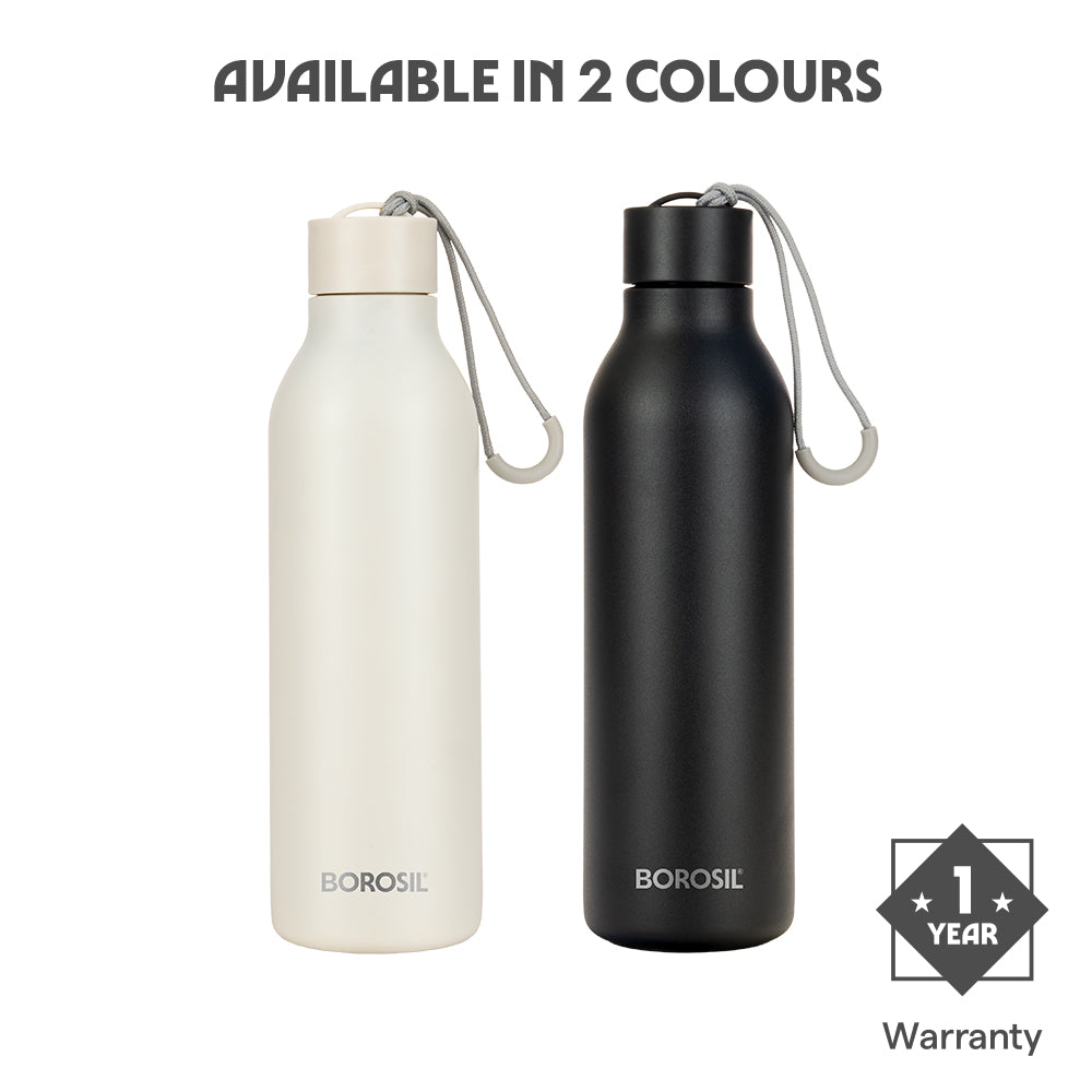 Loop Vacuum Insulated Bottle, White
