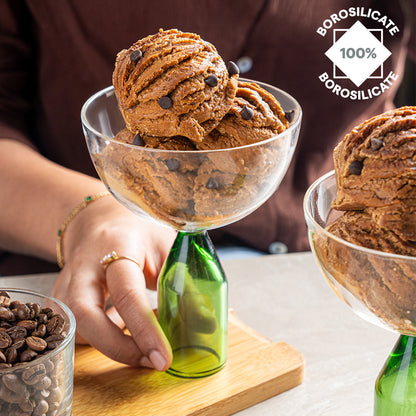 Kairo Ice Cream Bowls, Fern - Set of 2