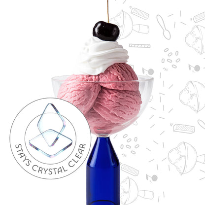 Kairo Ice Cream Bowls, Frost - Set of 2