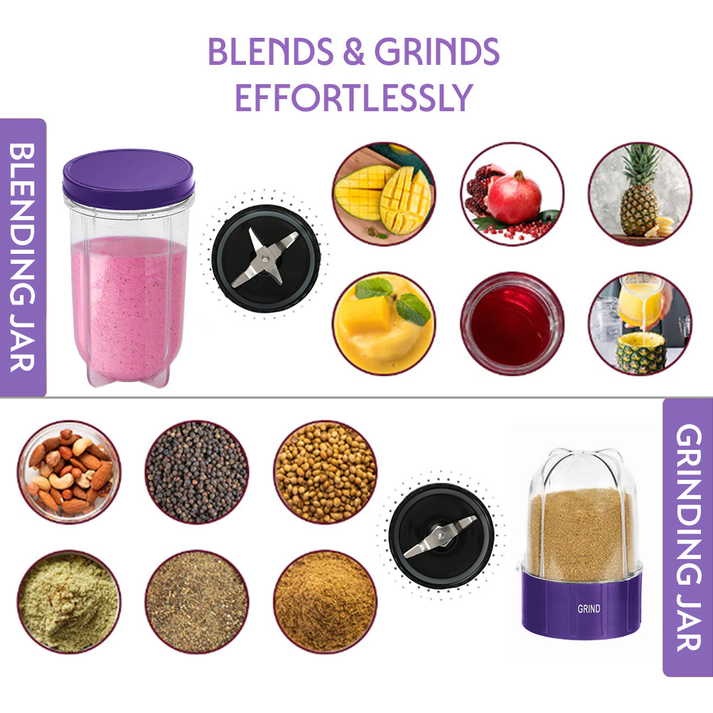 Borosil Nutrifresh PB42 Nutrifresh 400W, Purple