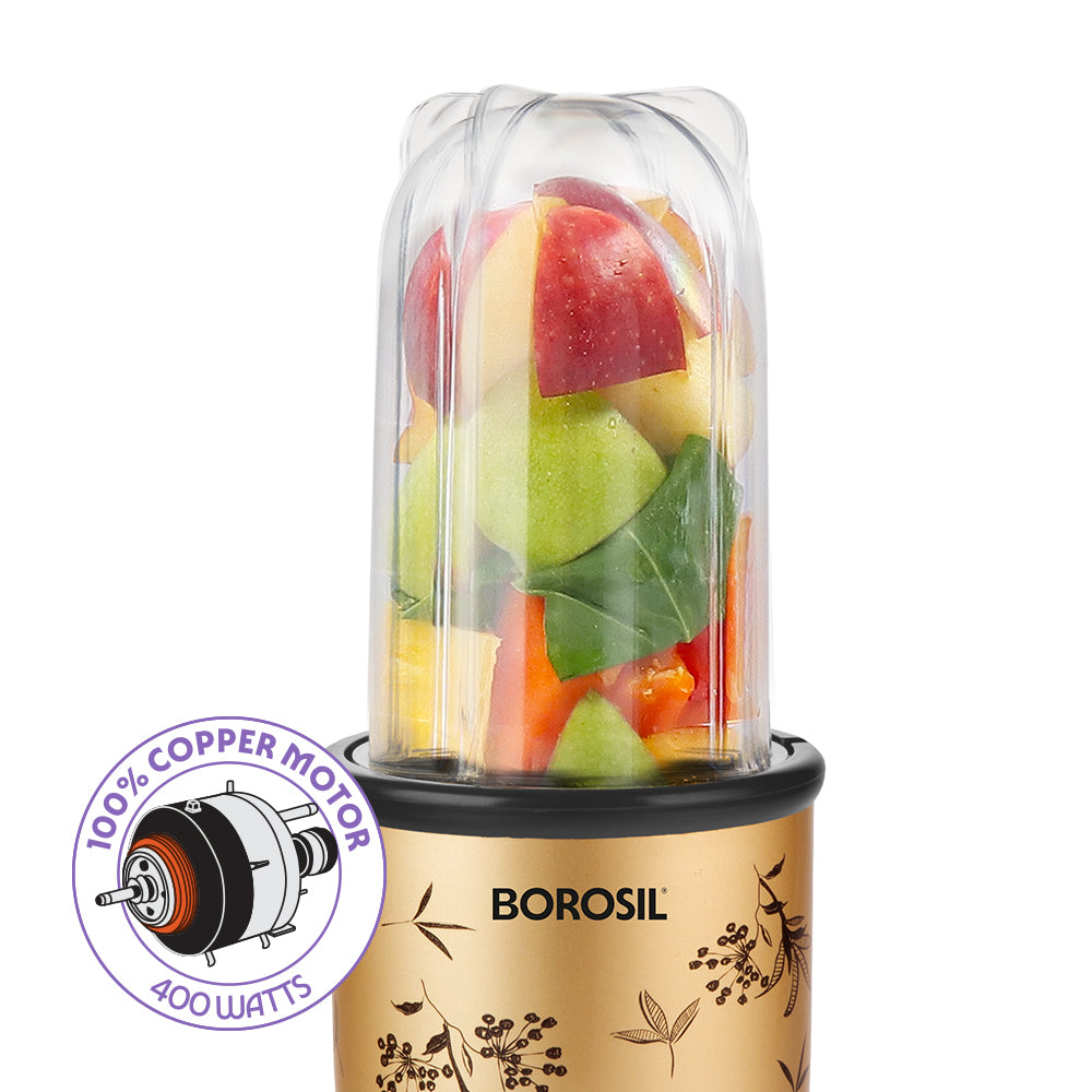 Borosil Nutrifresh PB43 Nutrifresh 400W, Gold