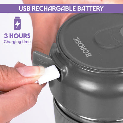 Nutrigrip Portable Blender, Grey