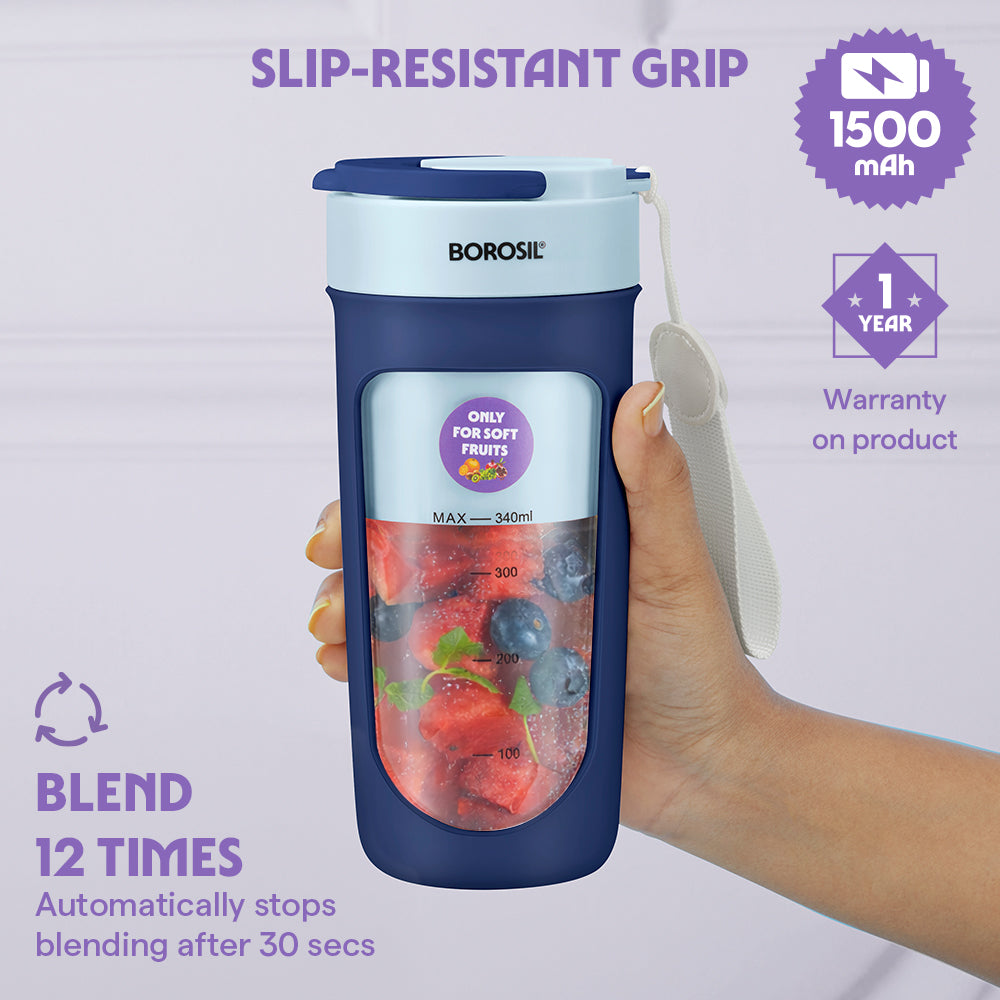 Nutrisip Portable Blender, Blue