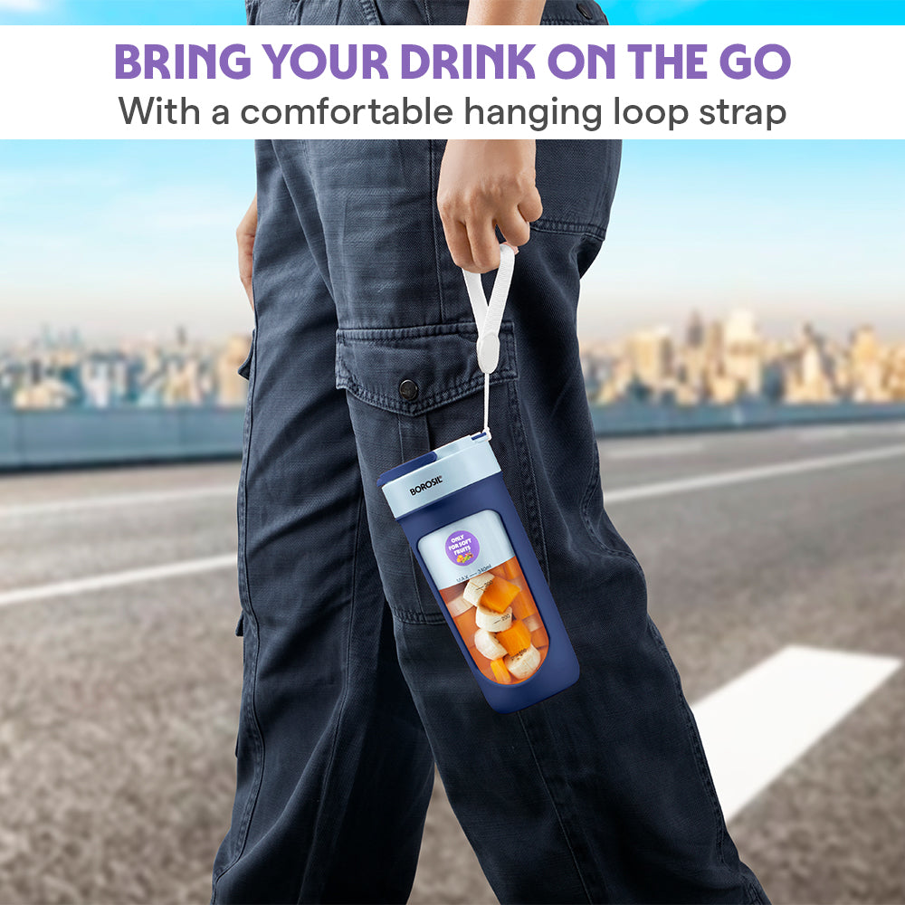 Nutrisip Portable Blender, Blue, 40 W