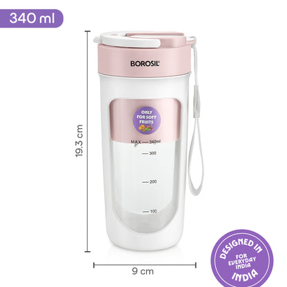 Nutrisip Portable Blender, Pink