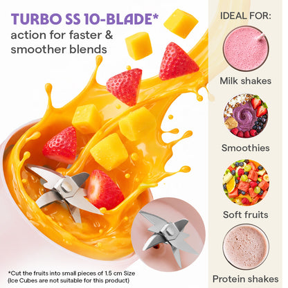 Nutrisip Portable Blender, Pink