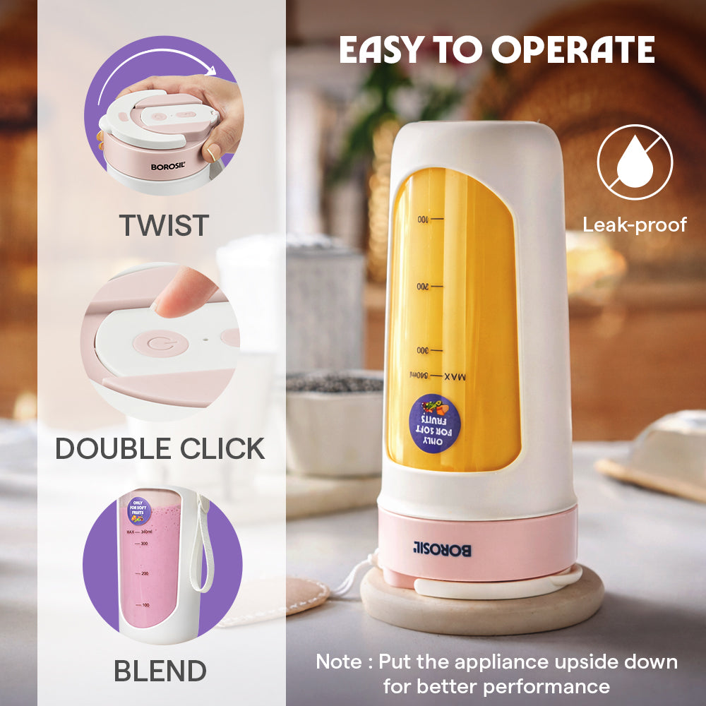 Nutrisip Portable Blender, Pink