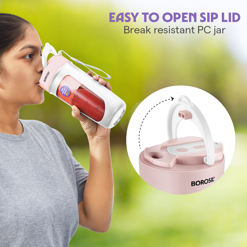 Nutrisip Portable Blender, Pink