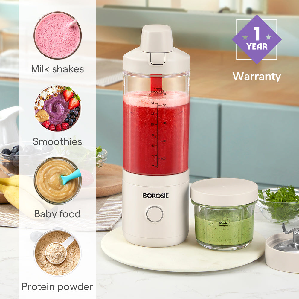 Nutrimate Portable Electric Blender with Grinder