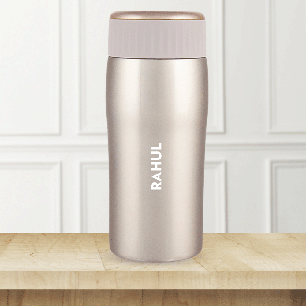 Personalised Cosmic Vacuum Insulated Coffeemate, Gold