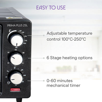 Prima Plus 25L Oven Toaster Griller(OTG)