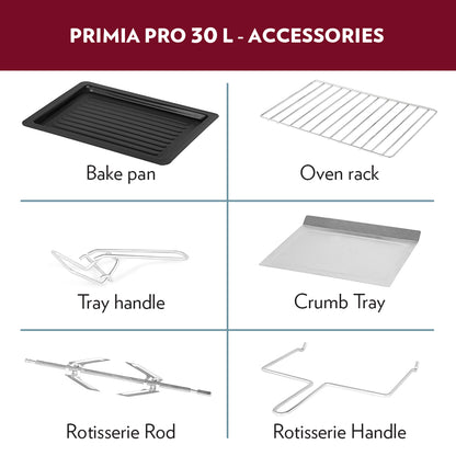 Prima Pro 30L Oven Toaster Griller(OTG), 1500W
