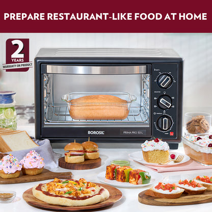 Prima Pro 30L Oven Toaster Griller(OTG), 1500W