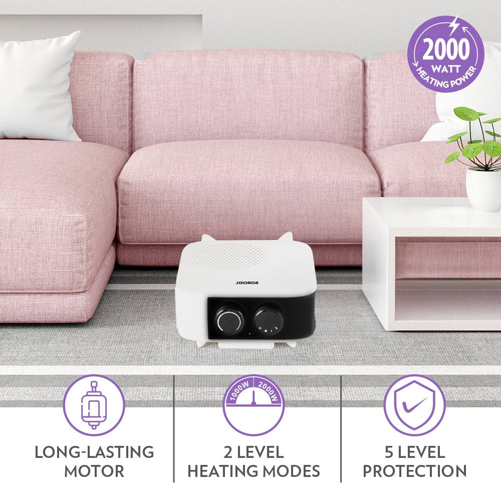 Borosil Blitz Room Heater, 2000W