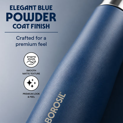 Swan Single Wall Bottle, Blue