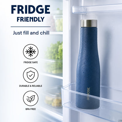 Swan Single Wall Bottle, Blue