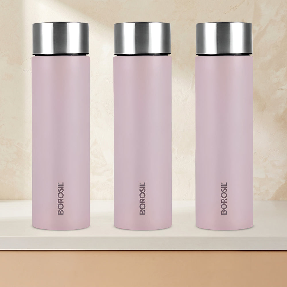 CoolSip SS Single Wall Bottle Set, Lavender