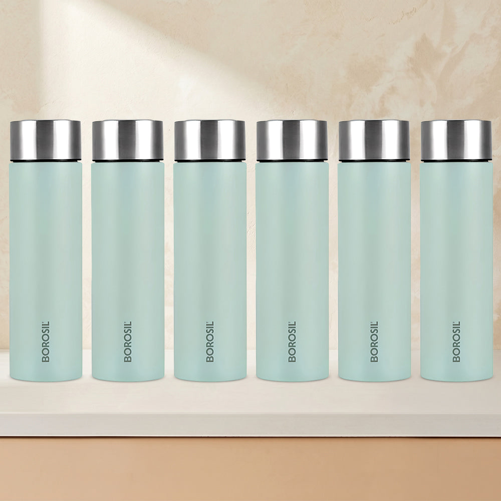 CoolSip SS Single Wall Bottle Set, Mint