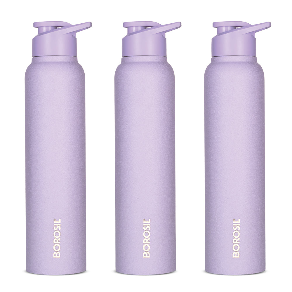 Cosmo SS Single Wall Bottle Set, Purple