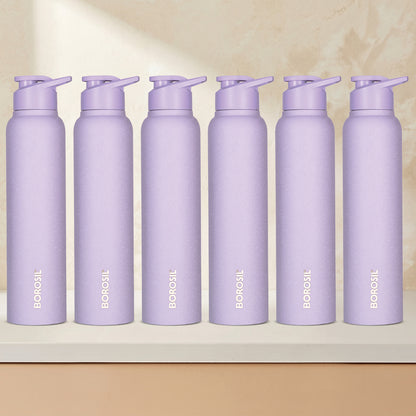 Cosmo SS Single Wall Bottle Set, Purple