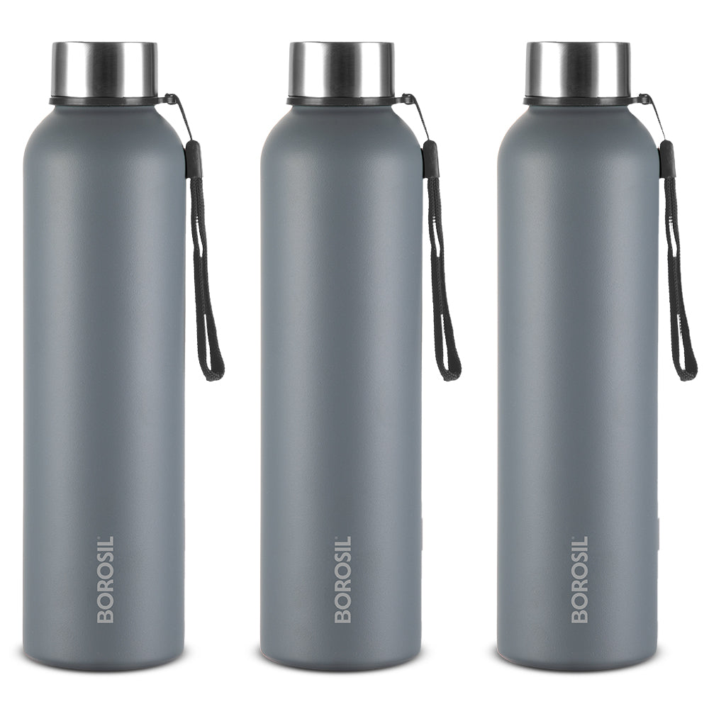 Laguna SS Single Wall Bottle Set, Grey