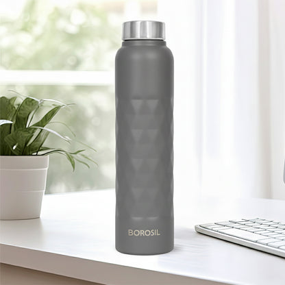 Prism Single Wall Bottle, Grey
