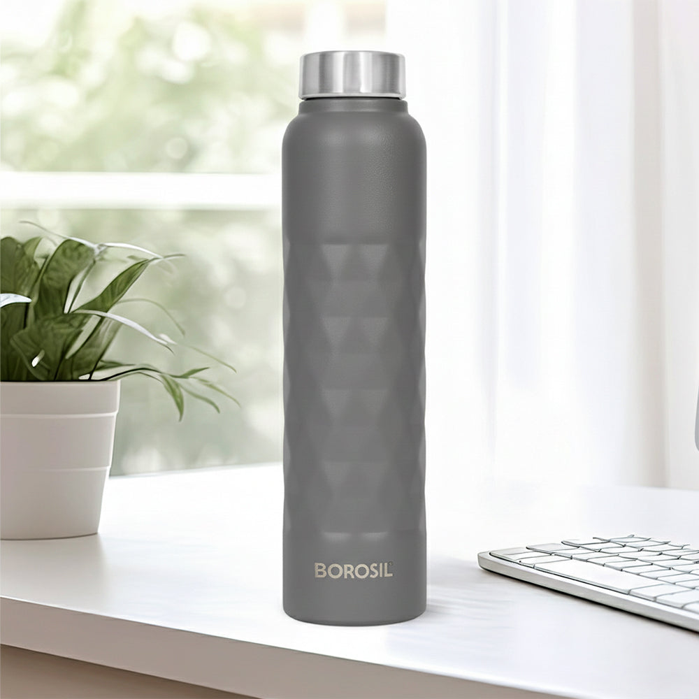 Prism Single Wall Bottle, Grey