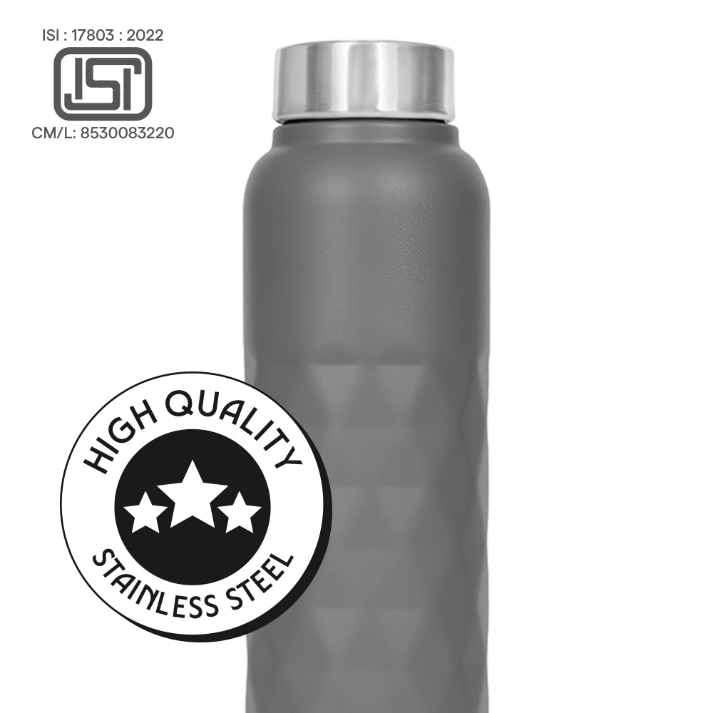 Prism Single Wall Bottle, Grey