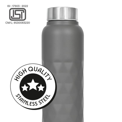 Prism Single Wall Bottle, Grey